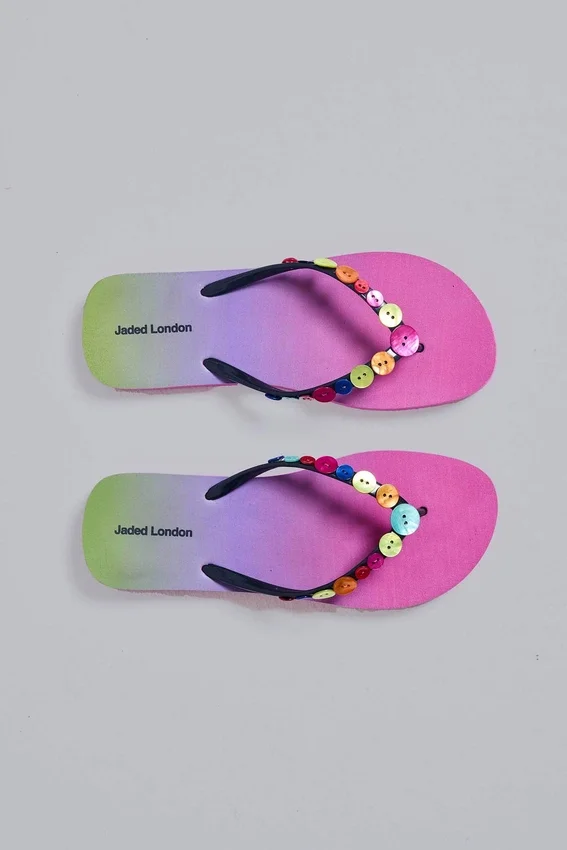 Button Ombre-flipflops