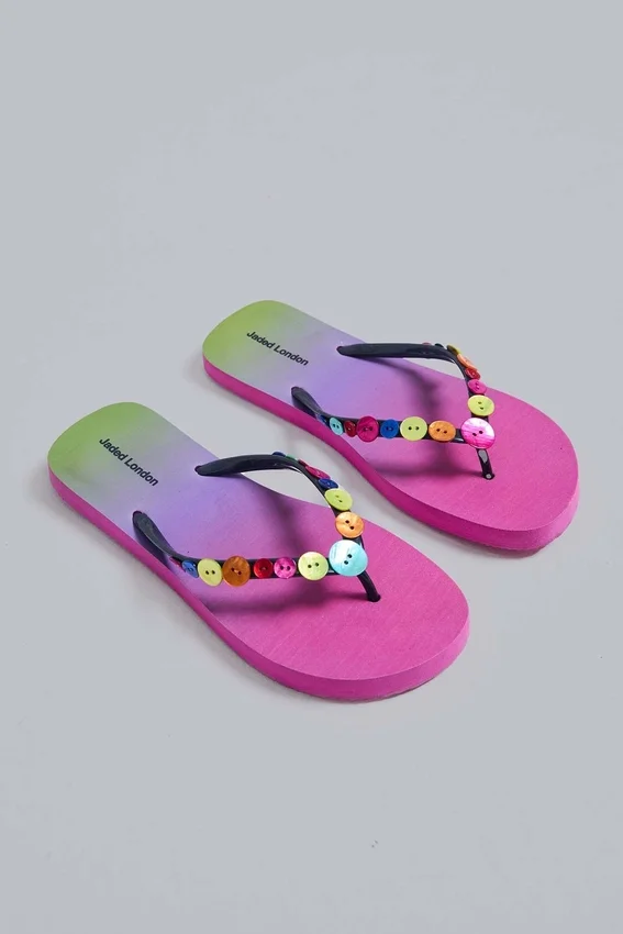 Button Ombre-flipflops