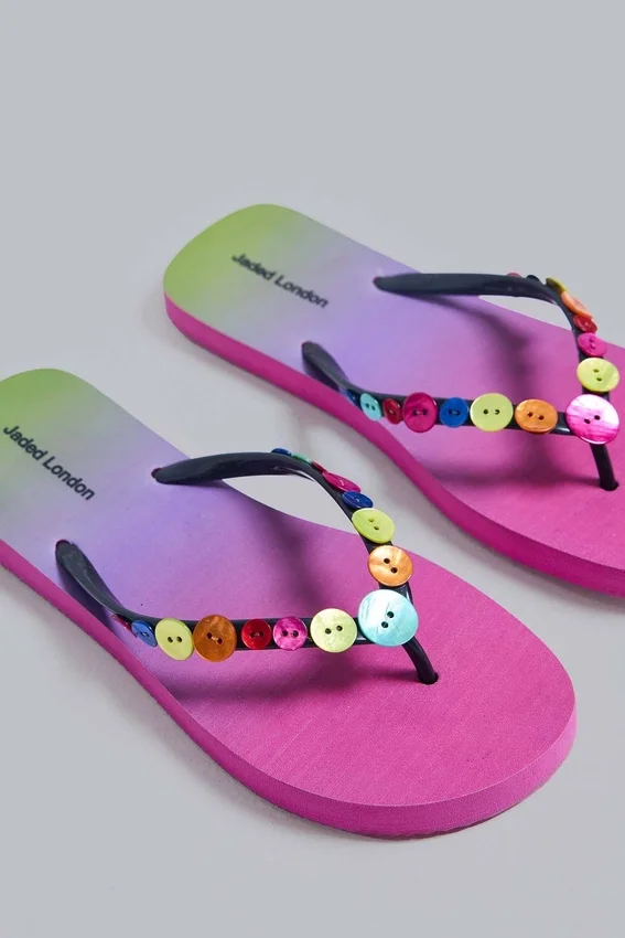 Button Ombre-flipflops