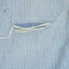 Carpenter-jeans med dubbla knän i randigt mönster