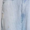 Carpenter-jeans med dubbla knän i randigt mönster