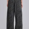 Charcoal Leopard Monster Joggers