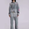 Cleo Graphic Slouchy Bootcut Jogger