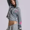 Cleo Graphic Zip Through Hoodie