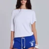 Cleo Mini Jogger-shorts i blått