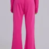 Cleo Slouchy Bootcut Jogger i rosa