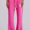 Cleo Slouchy Bootcut Jogger i rosa