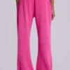 Cleo Slouchy Bootcut Jogger i rosa
