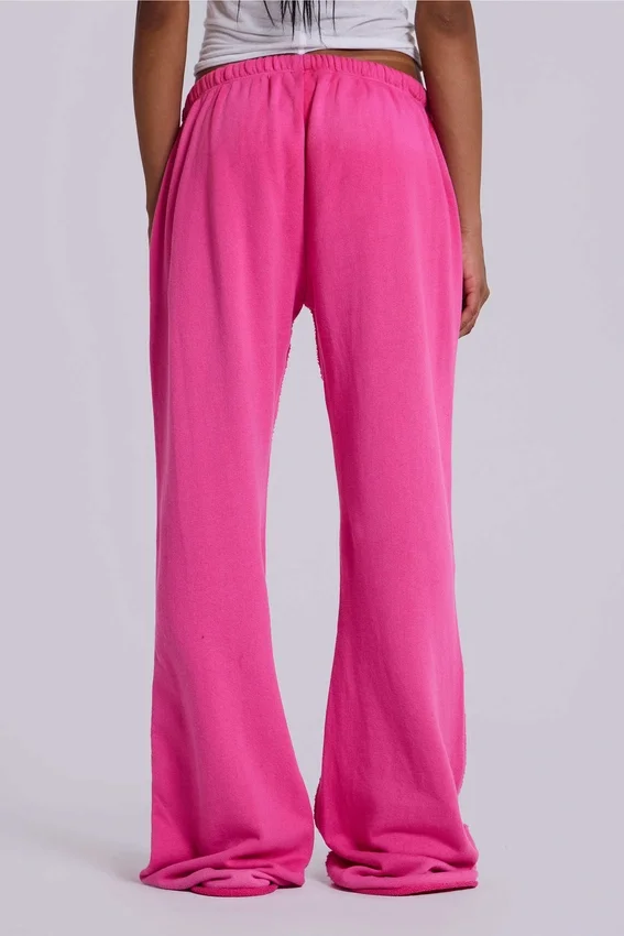 Cleo Slouchy Bootcut Jogger i rosa