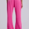 Cleo Slouchy Bootcut Jogger i rosa