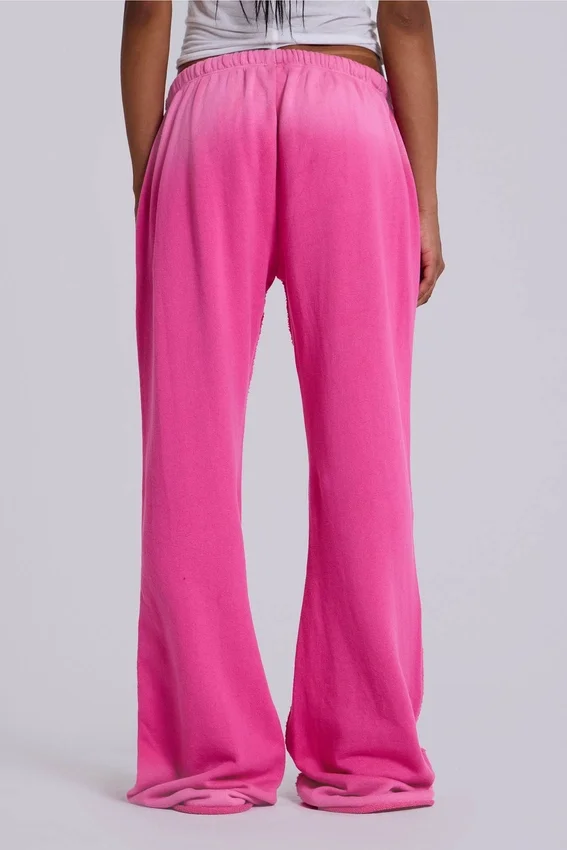 Cleo Slouchy Bootcut Jogger i rosa