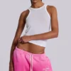 Cleo Slouchy Bootcut Jogger i rosa