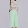 Cleo Slouchy Crop Jogger i mint