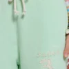 Cleo Slouchy Crop Jogger i mint