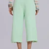 Cleo Slouchy Crop Jogger i mint