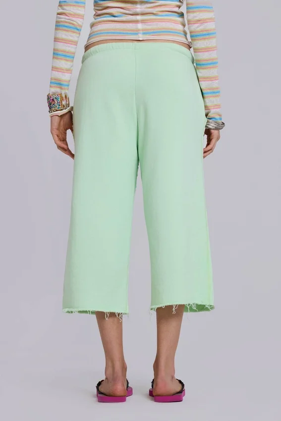 Cleo Slouchy Crop Jogger i mint