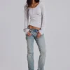 Cooper Bootcut-Jeans i ljusblått
