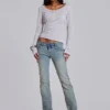 Cooper Bootcut-Jeans i ljusblått