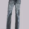 Cooper-jeans med paljetter och bootcut-passform