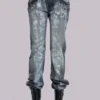 Cooper-jeans med paljetter och bootcut-passform