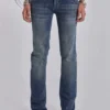 Cooper-jeans med utsvängda ben i mellanblått