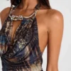 Cosima halterneck-top