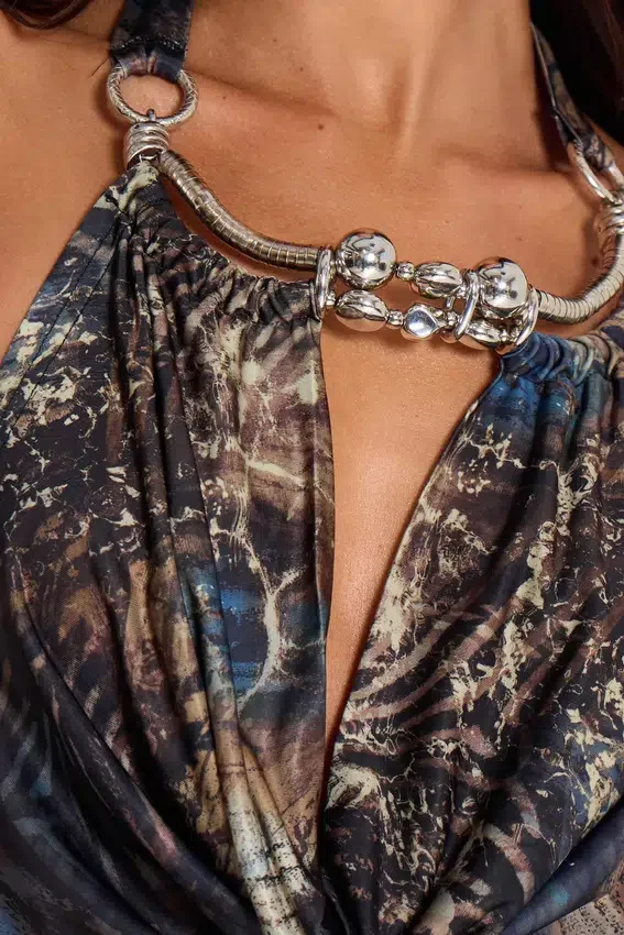 Cosima halterneck-top