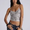 Cosmic Cami-top med paljetter