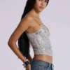 Cosmic Cami-top med paljetter