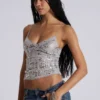Cosmic Cami-top med paljetter