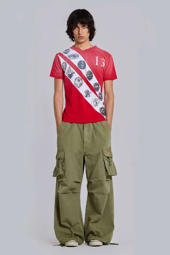 Olive XL Parachute Cargo-byxor