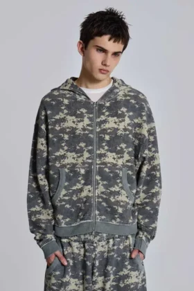 Digi Camo Waffle-hoodie
