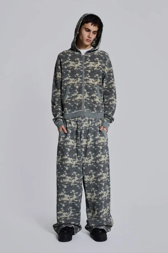 Digi Camo Waffle-hoodie