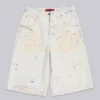 Ecru Paint Colossus-shorts