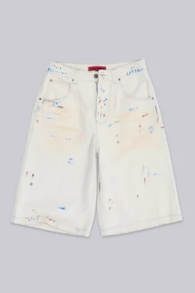 Ecru Paint Colossus-shorts