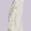 Ecru Parachute Cargo-byxor