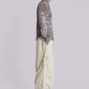 Ecru Parachute Cargo-byxor