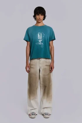 Emblem kort T-shirt