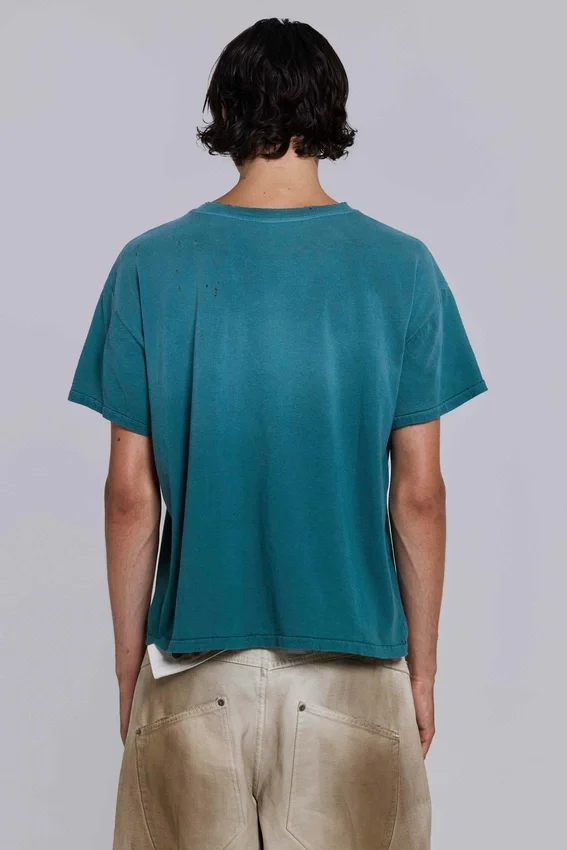 Emblem kort T-shirt