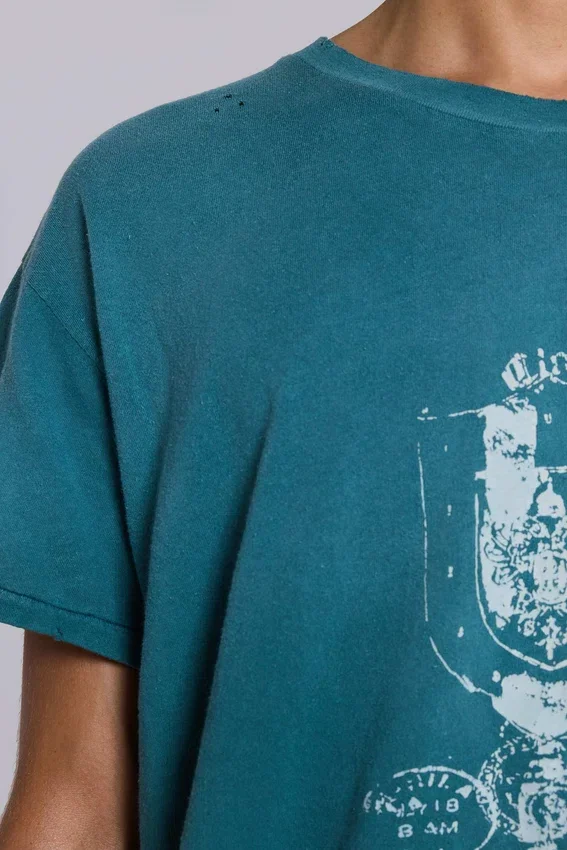 Emblem kort T-shirt