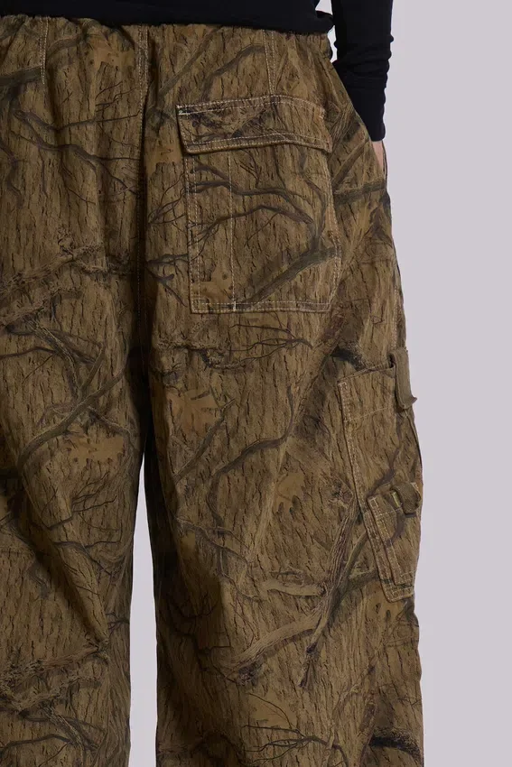Forest Camo Parachute Pants