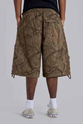 Forest Camo-shorts i Parachute-material