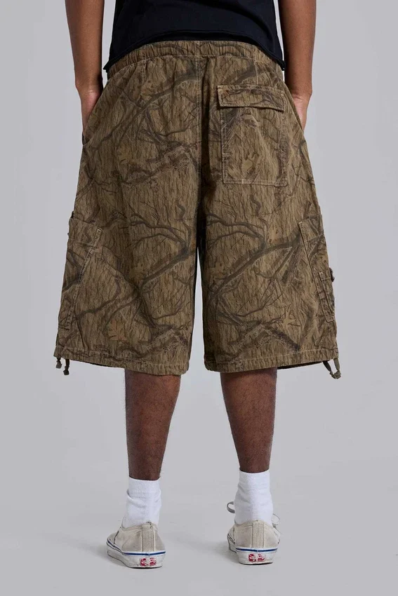 Forest Camo-shorts i Parachute-material