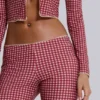 Freda Gingham Swim kofta Toppar