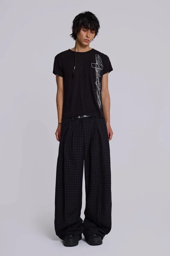 Gingham Goliath-kostymbyxor