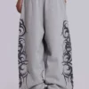 Grå, baggy joggingsbyxor i Blade-modell