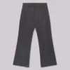 Grå kostymbyxor med bootcut-passform