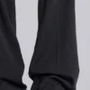 Grå kostymbyxor med bootcut-passform