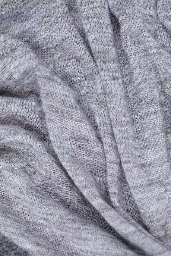 Grå melerad Haze Henley-tröja