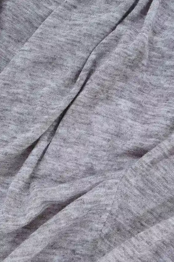 Grå melerad Haze Henley-tröja